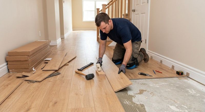 Laminate Floor Installation in Bertram, TX
