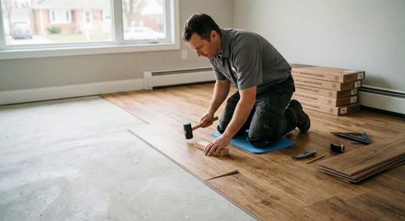 Linoleum Floor Installation in Burnet County, TX