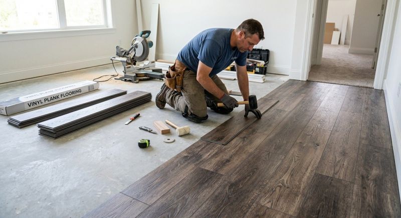 Linoleum Floor Installation in Burnet County, TX