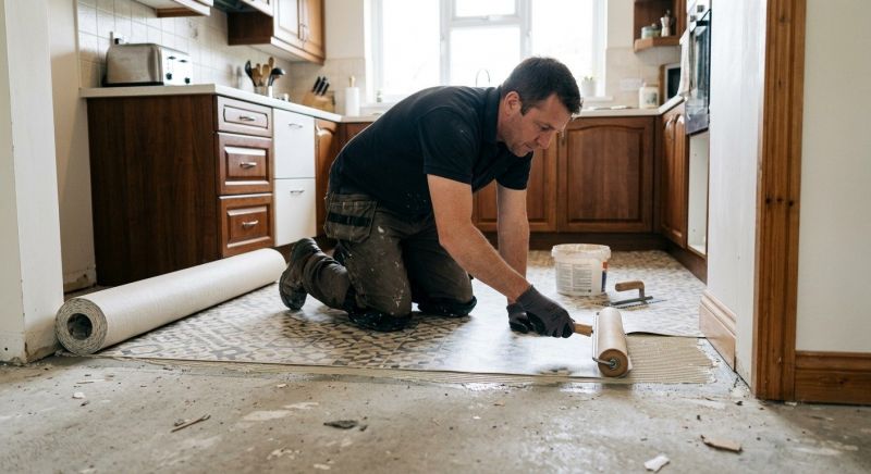 Linoleum Floor Installation in Horseshoe Bay, TX