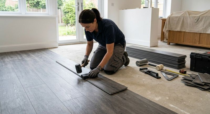 Luxury Vinyl Tile Installation in Bertram, TX