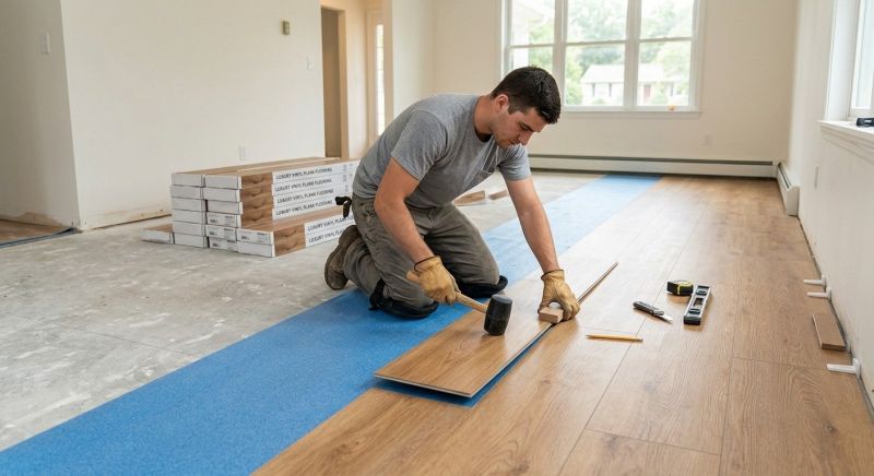 Luxury Vinyl Tile Installation in Horseshoe Bay, TX