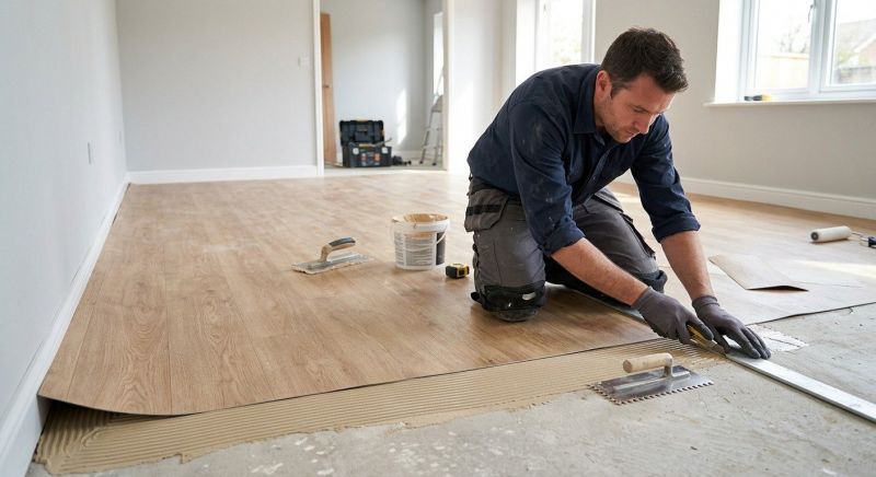 Sheet Flooring Installation in Bertram, TX
