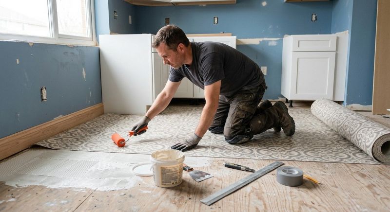 Sheet Flooring Installation in Bertram, TX