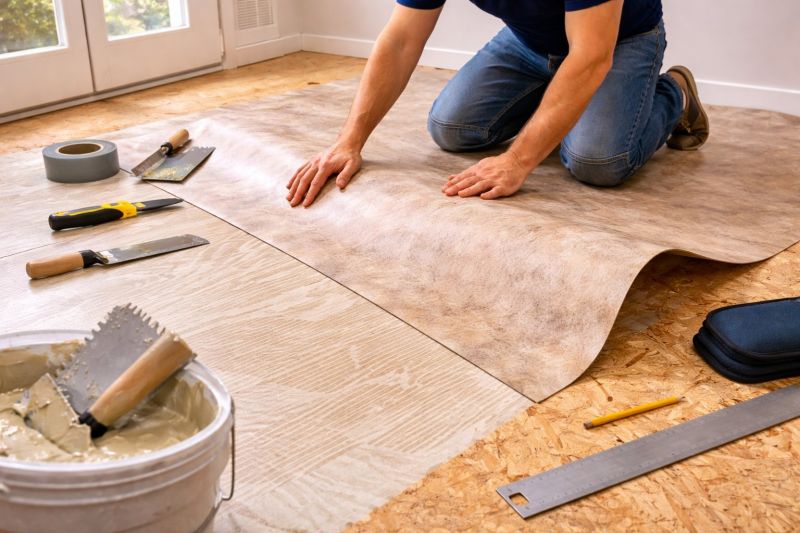 Sheet Flooring Installation in Burnet County, TX