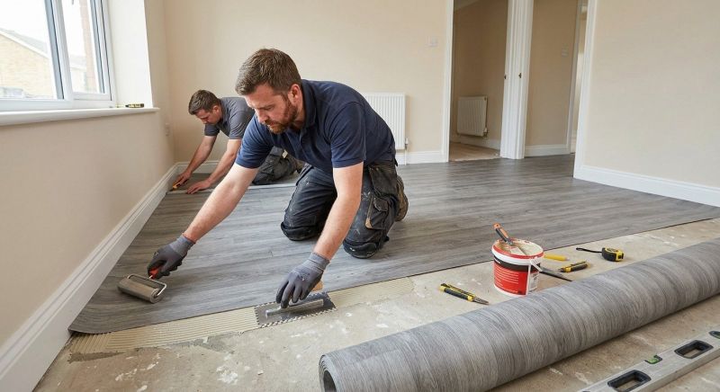 Sheet Linoleum Installation in Llano County, TX