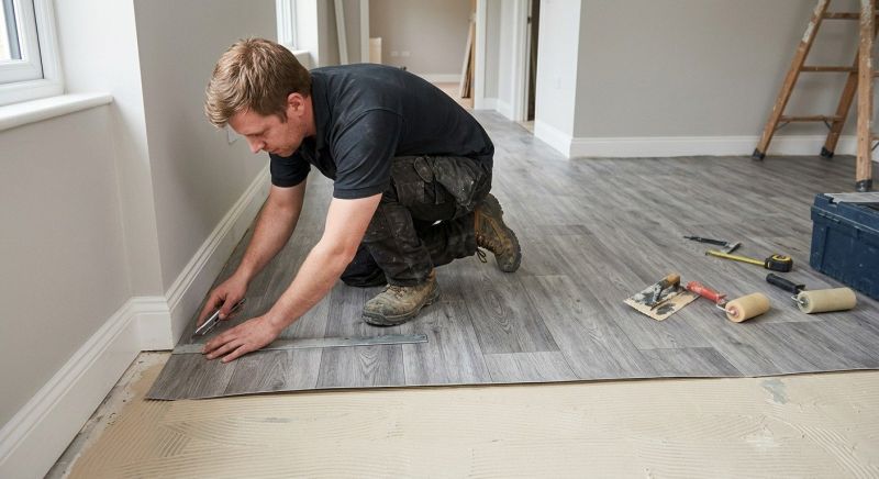 Sheet Vinyl Installation in Bertram, TX