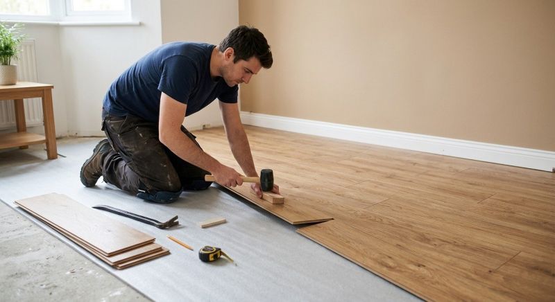 Wood Laminate Installation in Marble Falls, TX